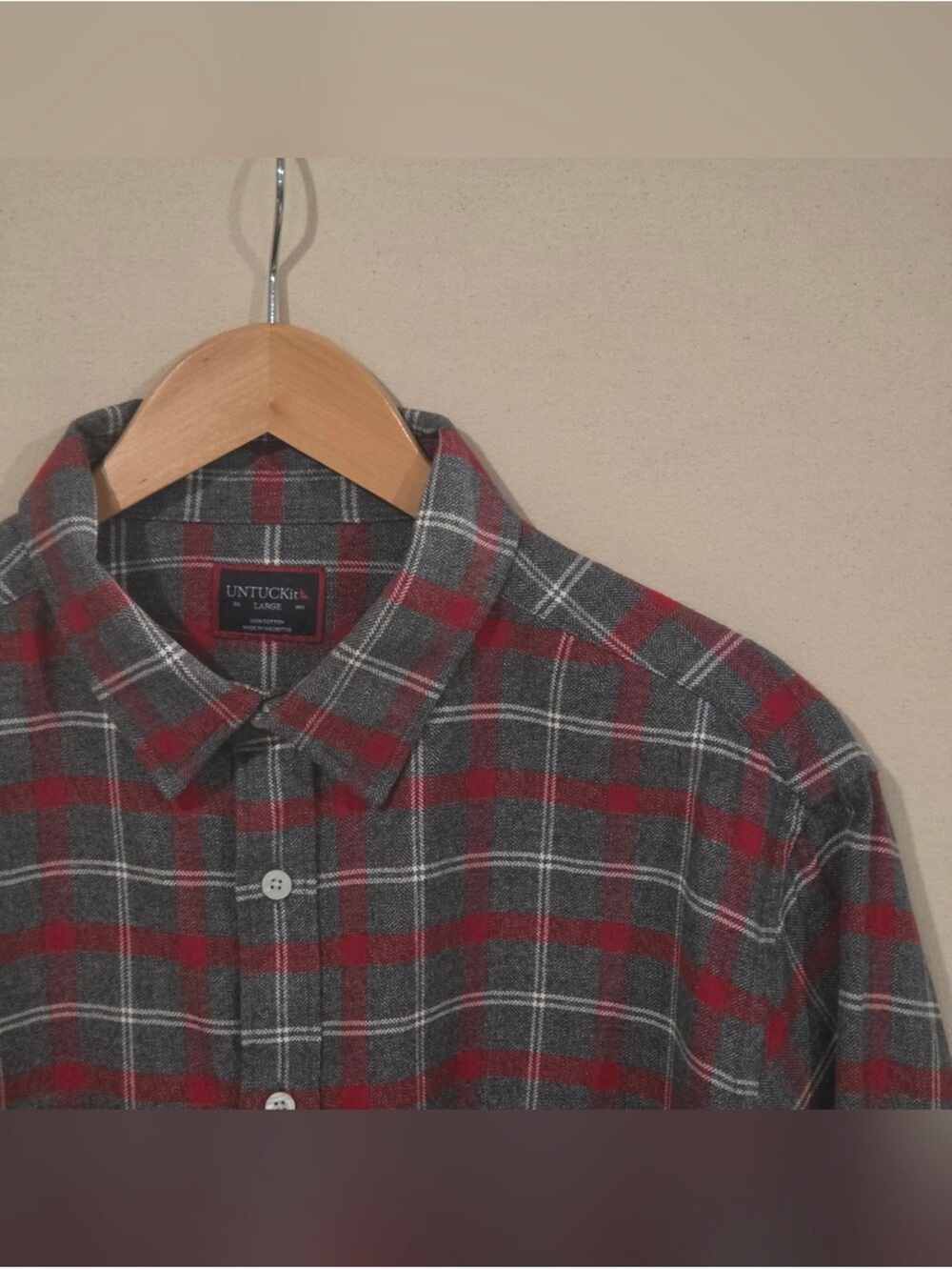 UNTUCKit Jaxon Regular Fit Button Down L